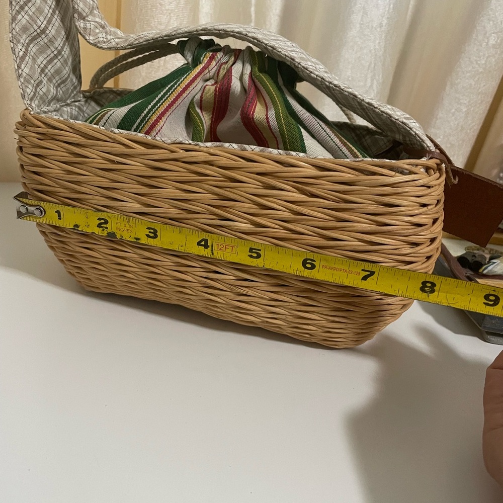 Bath&Body Works‎ Woven Tan Basket Bag - Picture 10 of 11